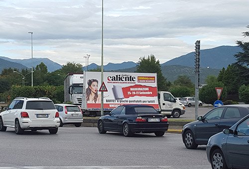 Vendita Spazi Pubblicitari su Camion Vela a Bergamo