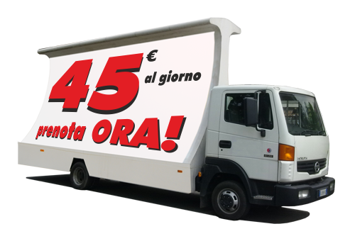 Camion Vela Bergamo Noleggio Camion Vela Pubblicitaria
